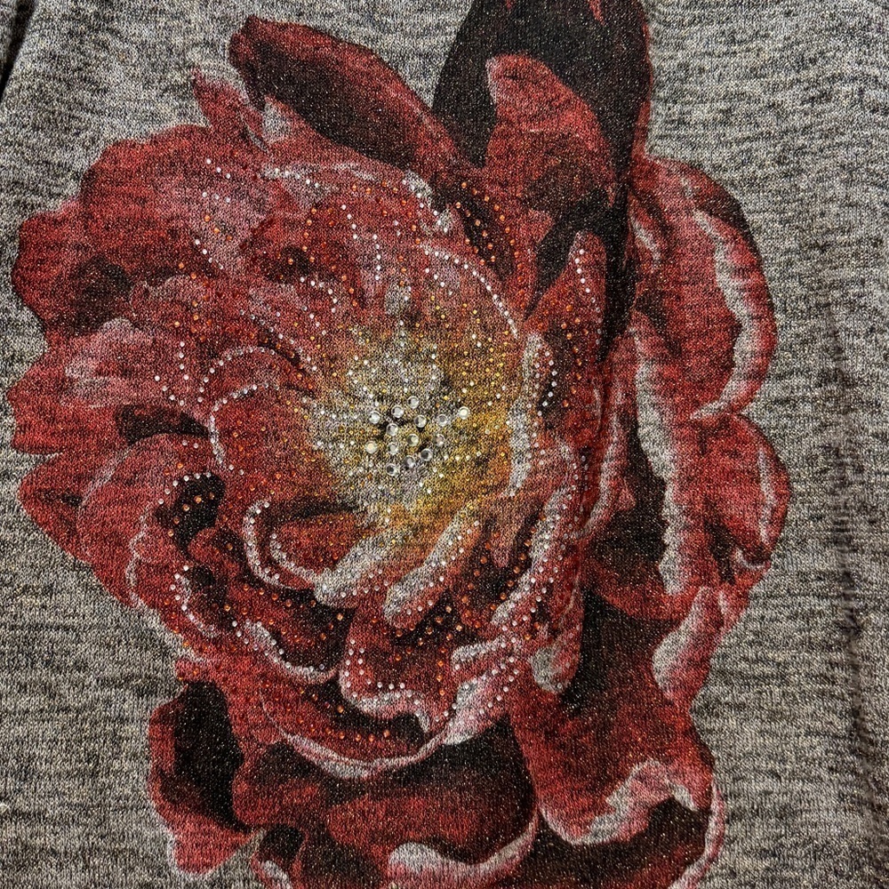 Avenue Bling Rose Gold Plus Top 14/16 EUC - Picture 6 of 6